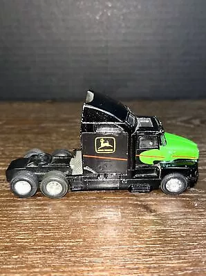 John Deere  Racing Champion Black Semi Truck Tractor Cab 1:64 Toy Collectible • $14.95