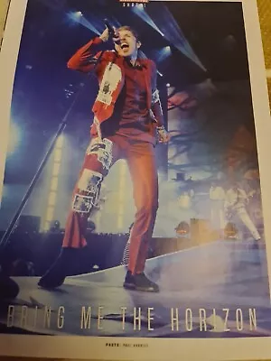 Oli Sykes Bring Me The Horizon  / Sum 41 A4 Poster Kerrang Magazine Uk  • £6.49