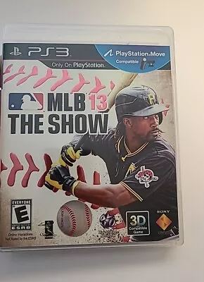 MLB 13: The Show PlayStation 3 PS3 Game EXCELLENT Disc 1-4 Players 2012 E  • $6.26