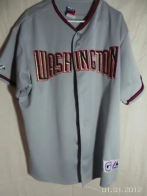 Majestic Washington Nationals MLB Sewn  Away Jersey Adult Sz 2XL O-013 • $20