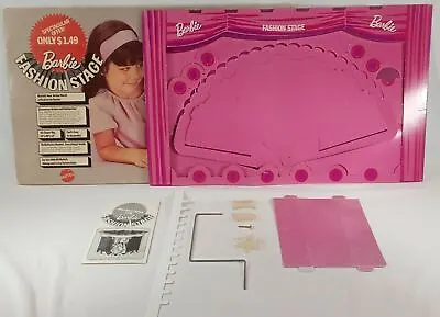 1970 Barbie FASHION STAGE Mattel Super Big Promo Box - Not Complete & Punched • $18