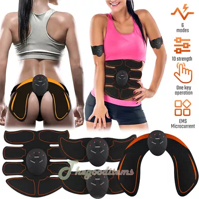 EMS Abdominal Muscle Toning Trainer ABS Electric Stimulator Toner Fitness Belt • $22.19