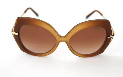 Tiffany & Co. Brown Gradient Gold TF4169 8308/3B  54-16-140 Sunglasses • $149.99