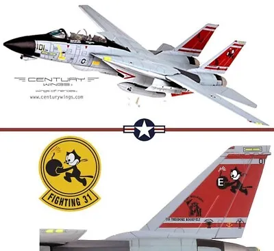 Century Wings 1/72 CW 001615 F-14D Tomcat USN VF-31 Tomcatters USS Th. Roosevelt • $279