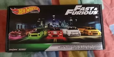 Hot Wheels Fast And Furious Limited Edition 5-Car Premium Set - Multi Color... • $160
