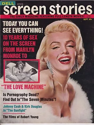 Screen Stories Magazine-January 1971 Marilyn Monroe Cover/feature Love Machine • $59.99