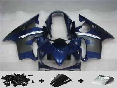 MS Injection Mold Blue Silver Fairing Kit Fit For Honda 2004-2007 CBR600F4I Z019 • $579.99