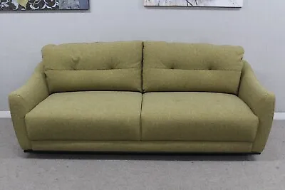 G Plan X Jay Blades Albion Tweed Citrus Fabric Grand 4 Seater Sofa RRP £2624 • £1295