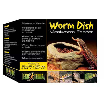 Exo Terra Mealworm Feeder Dish Medium • $21.19