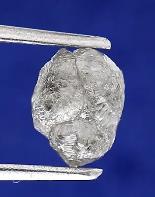 Heart Rough Uncut Raw Diamond 0.80ct Silver Gray Sparkling Natural Shape • £33.56