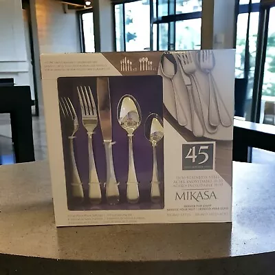 Mikasa 45-Piece Flatware Serving Utensil Set 18/10 Stainless Steel Service For 8 • $35