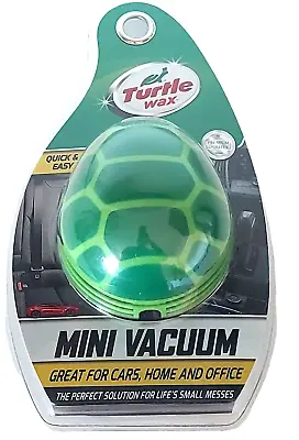 $9.75 • Buy TURTLE WAX Green Turtle Shell  MINI VACUUM  For Car Home & Office NEW SEALED