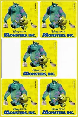 Monsters Inc. Stickers X 5 - Party Favours & Supplies Sully/Mike Birthday Loot • $1.91