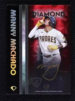 2023 Topps Diamond Icons Black Polychromatink Red 4/5 Manny Machado Auto • $1.25