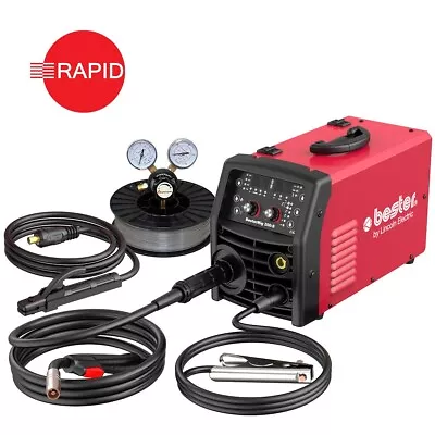 Lincoln Bester 200-S Multi Process MIG Welder Package 230v With 2 Year Warranty • £595