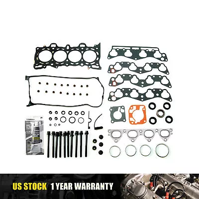 Engine Head Gasket Bolts Set Fits 96-00 Honda Civic De So 1.6 D16Y5 D16Y8 D16B5 • $49.31