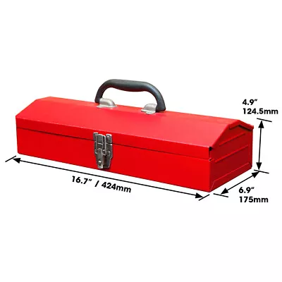 16  19  Portable Toolbox Red And Blue Parts Management Tools Storage Box • $15.69