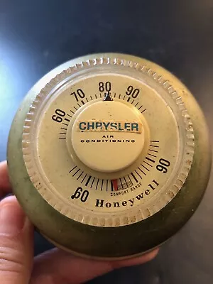 Vintage Chrysler Round Heating-Cooling Thermostat. • $60