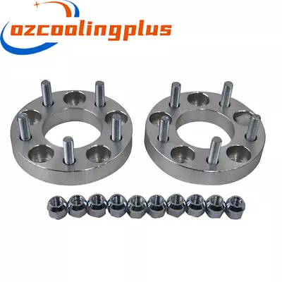 2Pcs 25Mm Wheel Spacers Adapters For Holden Commodore 5X120 7/16 Cb=77Mm NEW • $65.55