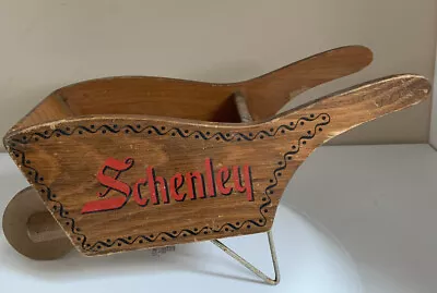 Vintage Schenley Wiskey Advertising Wheel Barrel Rare 11x4 1/2 Wheel Moves • $39.99