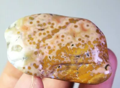 Amazing Natural Ocean Jasper Agate Quartz Crystal Round Pendant Reiki Stone • $2.12
