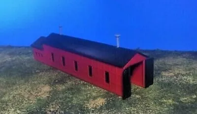 Engine Shed House With Office -  Z Scale Building 1:220 - Modeled In COLOR!  USA • $27.93