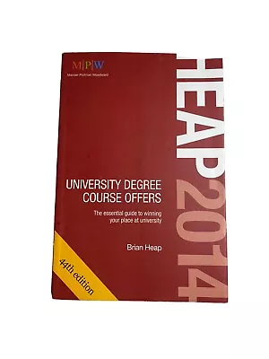 HEAP 2014: University Degree Course Offers Heap Brian Good Condition • £6