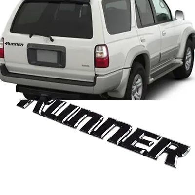 3D Black Tailgate Badge For 4Runner 96-02 Liftgate Emblem Rear Nameplate Letter • $15.99