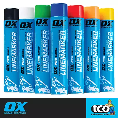 OX Tools Permanent Line Marker Spray All Colour / 750ml • £9.99