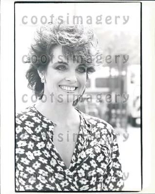 1984 Wire Photo Pretty Actress Linda Gray Of TVs Dallas • £14.48