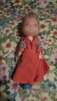 Vintage Holly Hobbie Carrie Doll And Cat Damaged Tail Pre-Owned • $15.99