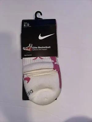 New Men’s Nike BCA High Quarter Elite Socks PSX249 166 Large Vintage Pink Israel • $69.99