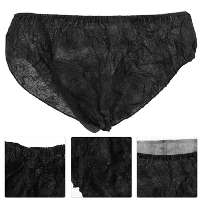 £5.90 • Buy 10 Pcs Disposable Fabric Underwear Disposable Briefs Underwear Bag Womens
