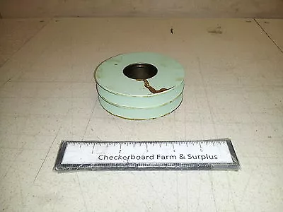 NOS Double V-Groove Pulley M548 12268974 3020011252636 1.57  ID 4.28  OD • $75