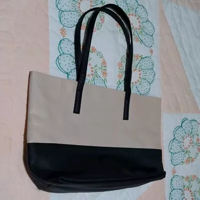 MARY KAY Limited Edition Black And Tan Tote Bag Large New • $12.95