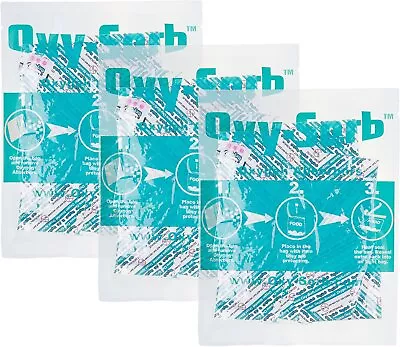 Oxy-Sorb 60-300cc Oxygen Absorbers For Long Term Food Storage (Bags Of 20)... • $10.99