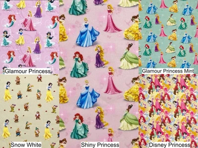 £4.99 • Buy Crafty By Chatham Glyn Disney Princess Fabric 100% Cotton Childrens Craft Fabric
