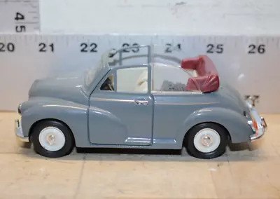 Saico 1956 Morris Minor 1000 Convertible 1:26 Scale Gray Pull Back Action Car • $11.99