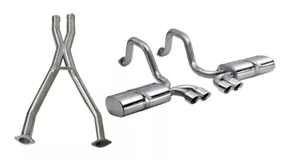 Corsa Sport 2.5  Cat-Back 3.5  Twin Tips 1997-2004 Corvette C5 5.7L & Z06 5.7 • $2212.05