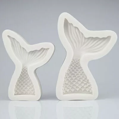 £3.95 • Buy Fairy Mermaid Tail Silicone Chocolate Mould Cake Decor Icing Sugar Paste Mold