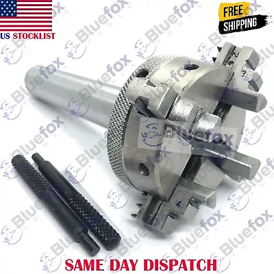 4 Jaw Self-Centering Mini Lathe Chuck Reversable 50mm With MT2 Shank Arbour • $58.84