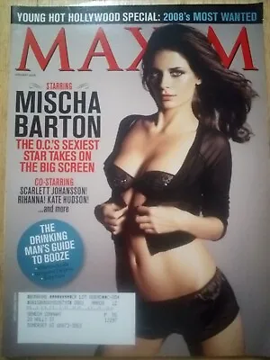 Maxim Magzaine 2008 January Mischa Barton • $7.19