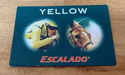 Escalado Horse Racing Game Chad Valley - Yellow Horse Card **Spare Piece/parts** • £2.25