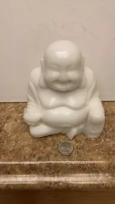 Vintage Smiling Buddha - Possibly Marble. • $185