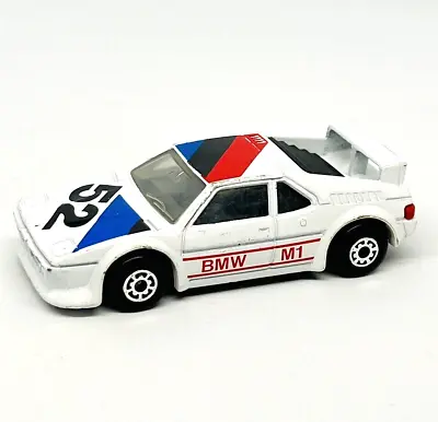 Matchbox International 52 BMW M1 In White Tampo Print Black Base Vnmint! • £5