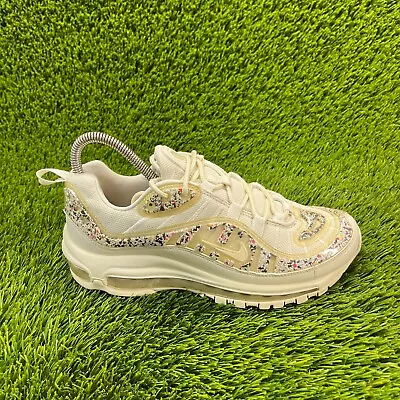 Nike Air Max 98 LX Phantom Womens Size 7 Biege Athletic Shoe Sneakers AV4417-002 • $69.99