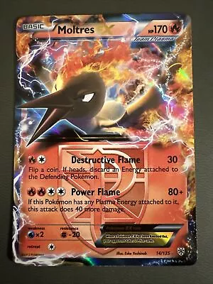 Moltres EX Plasma Storm 14/135 • $7