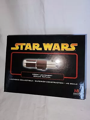 Mint NEW Star Wars Master Replicas Yoda Lightsaber .45 Scale SW-317 2005 PERFECT • $59.99