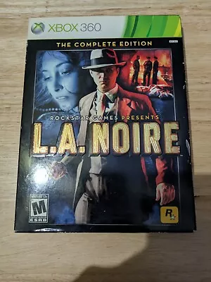 L.A. Noire - Complete Edition 4 Discs Box (Microsoft Xbox 360 2011) CIB Untested • $17.99