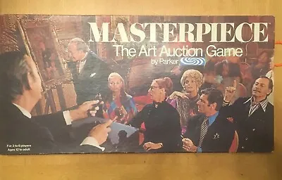 Masterpieces The Art Auction Board Game 1970 Parker Brothers Complete • £59